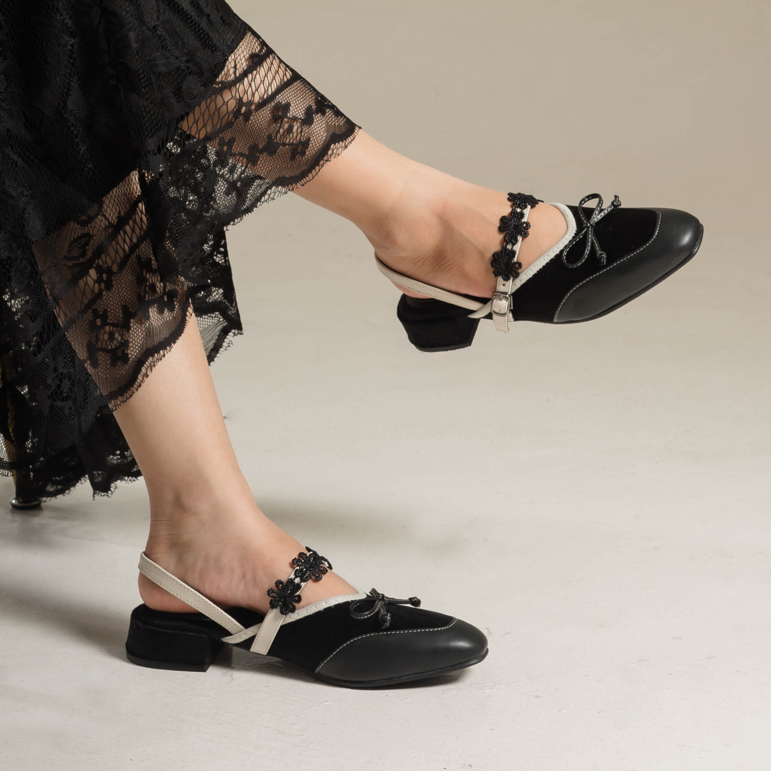 Livy Heels Mules Shoes - Dianable