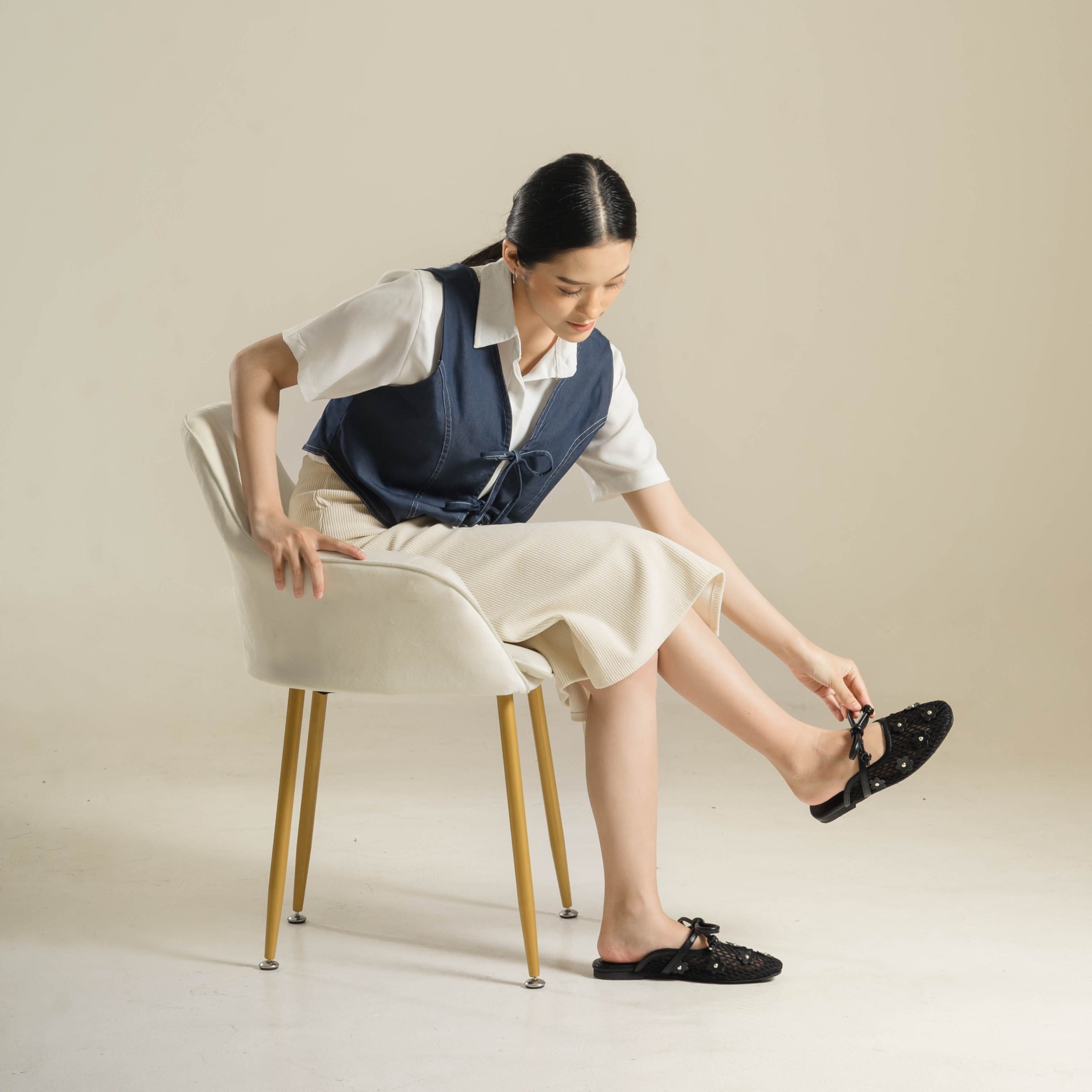 Kansa Flat Mules Sandal Dianable
