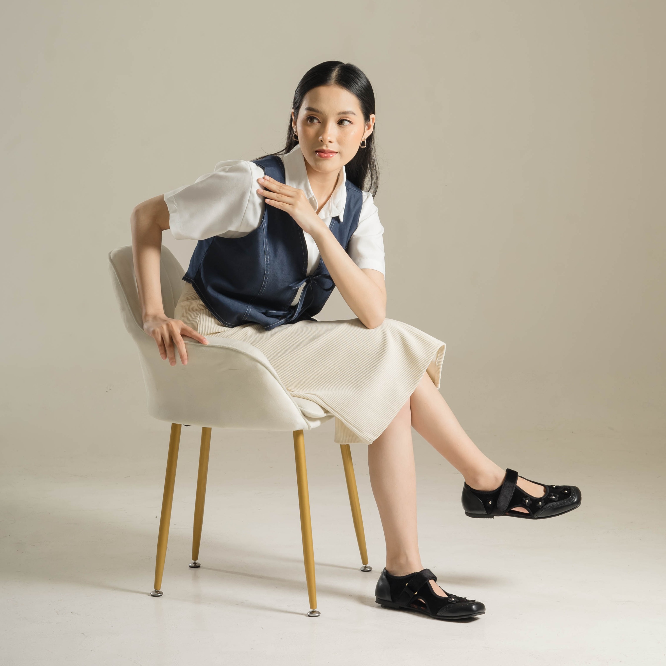 Stellar Flat Shoes Dianable X Nonaetal