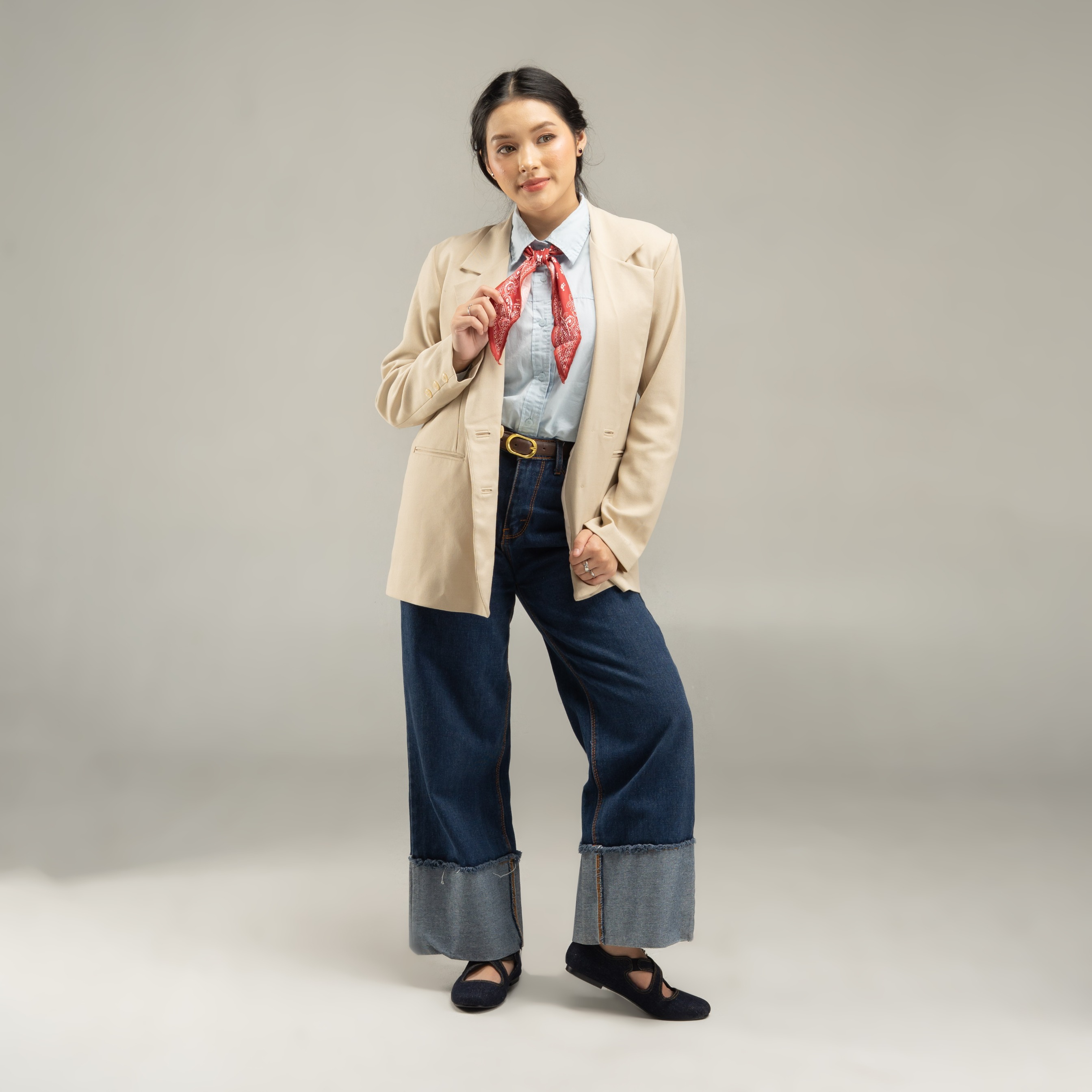 Jean Flasthoes Sepatu Wanita - Dianable