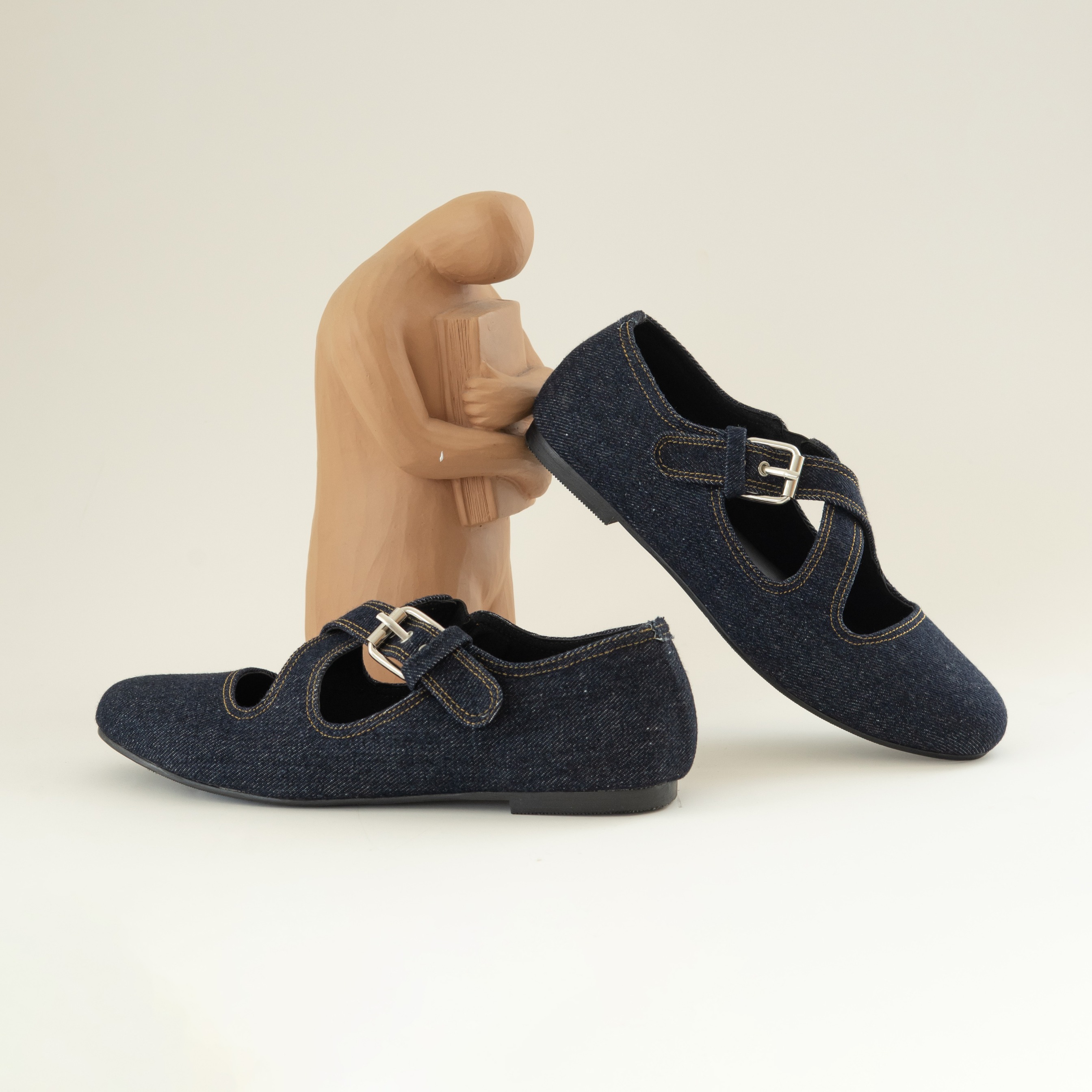 Jean Flasthoes Sepatu Wanita - Dianable