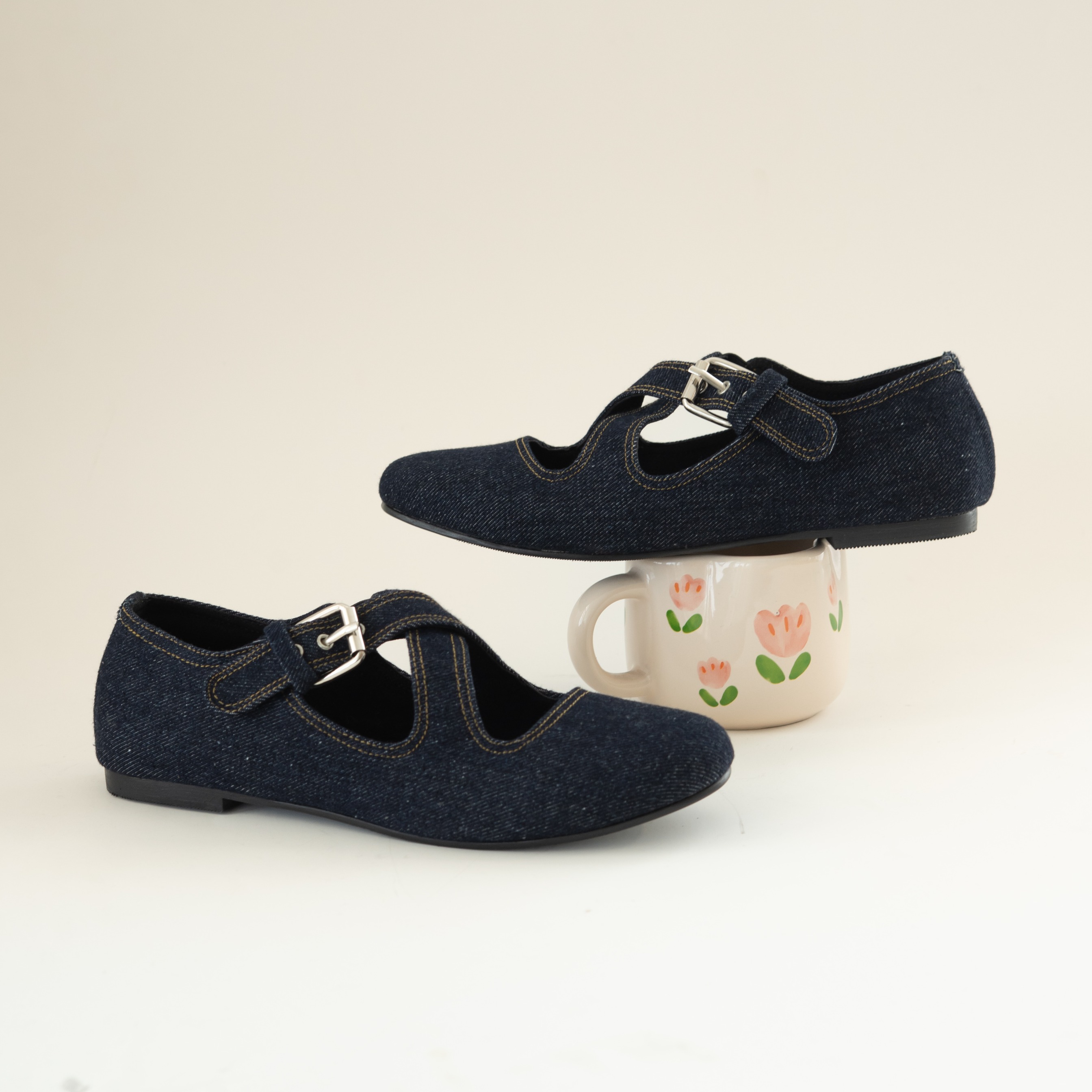 Jean Flasthoes Sepatu Wanita - Dianable