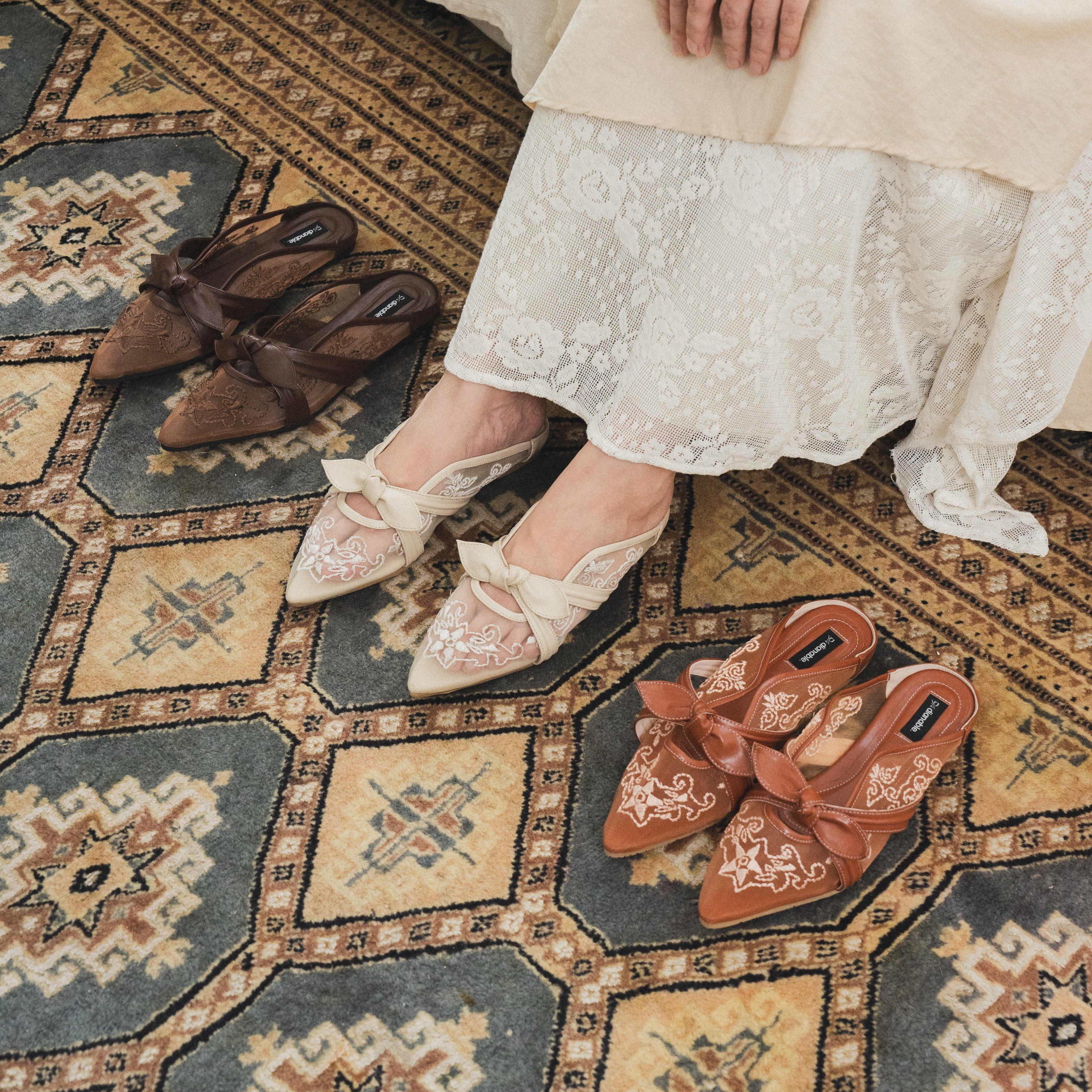 Carol Flat Mules Shoes Dianable