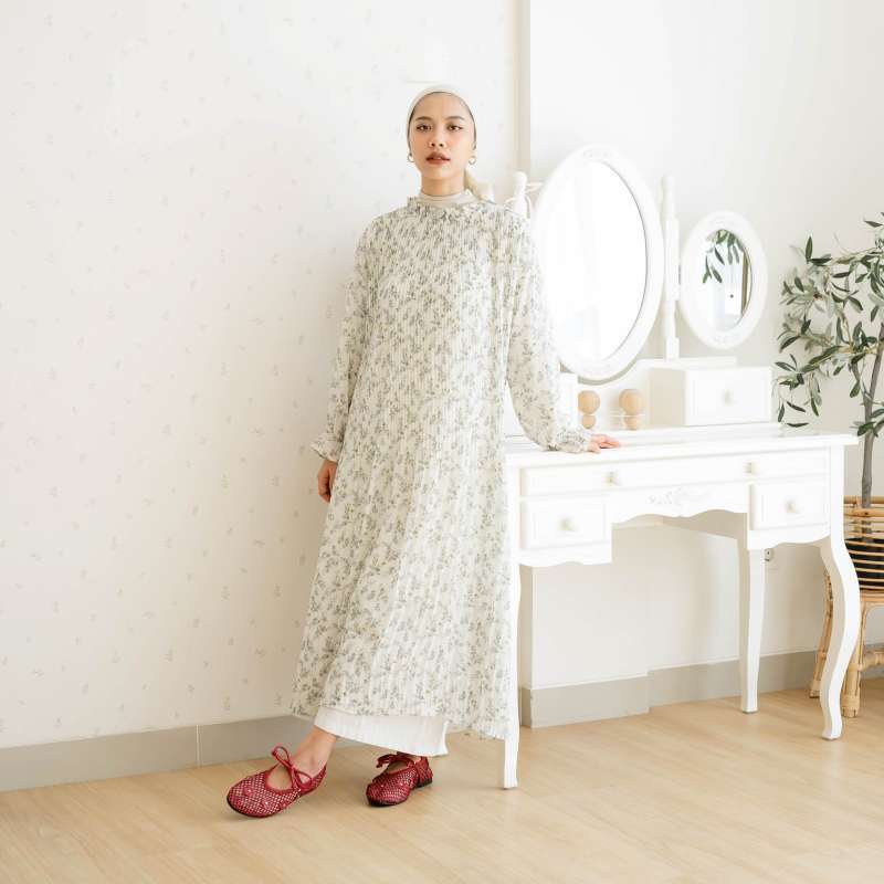 Deena Maroon Flatshoes Sepatu Wanita - Dianable