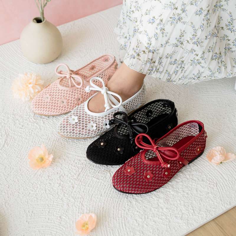 Deena Maroon Flatshoes Sepatu Wanita - Dianable