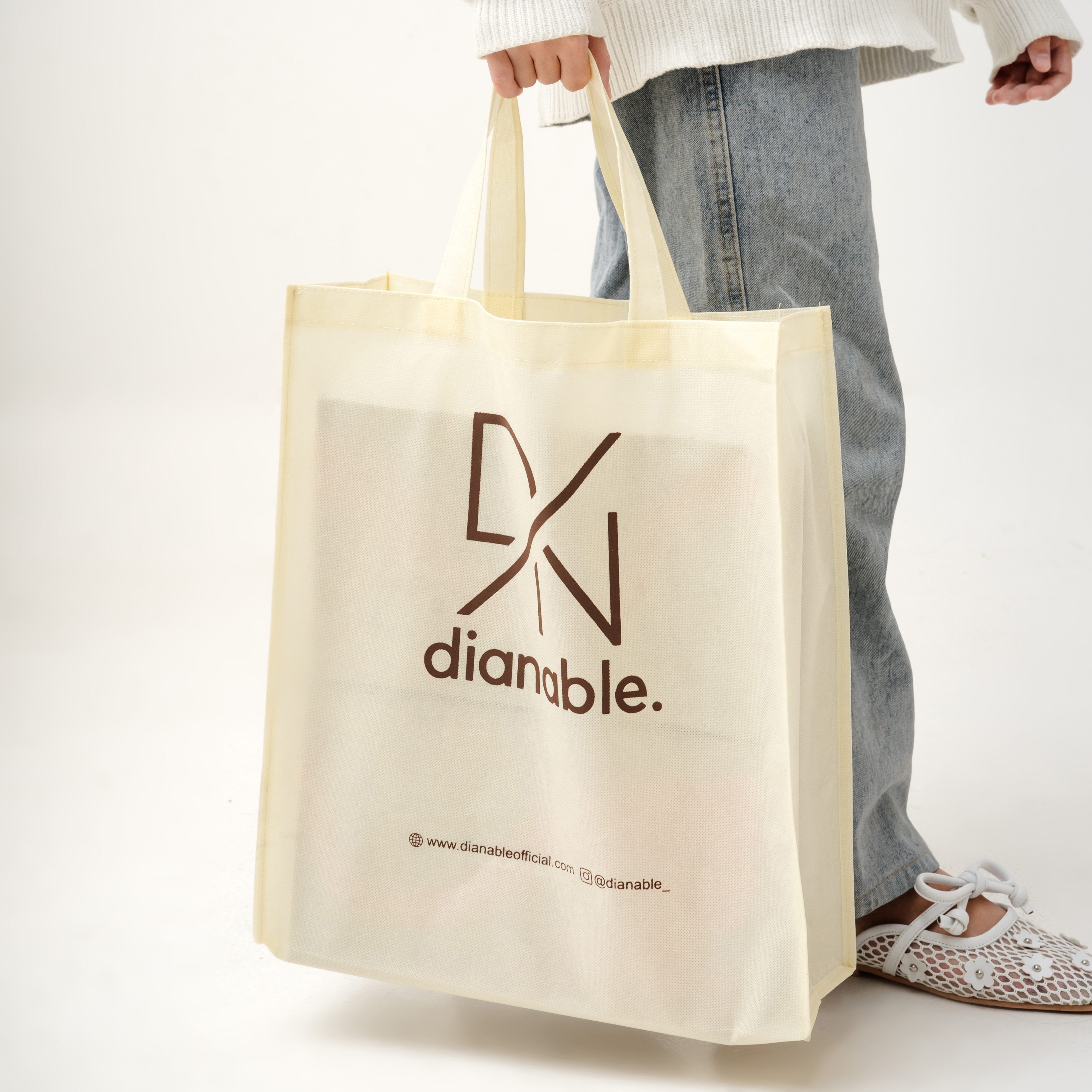 Tote Bag | Tas Spundbond Premium | Reusable Shopping Bag Eco-Friendly - Dianable