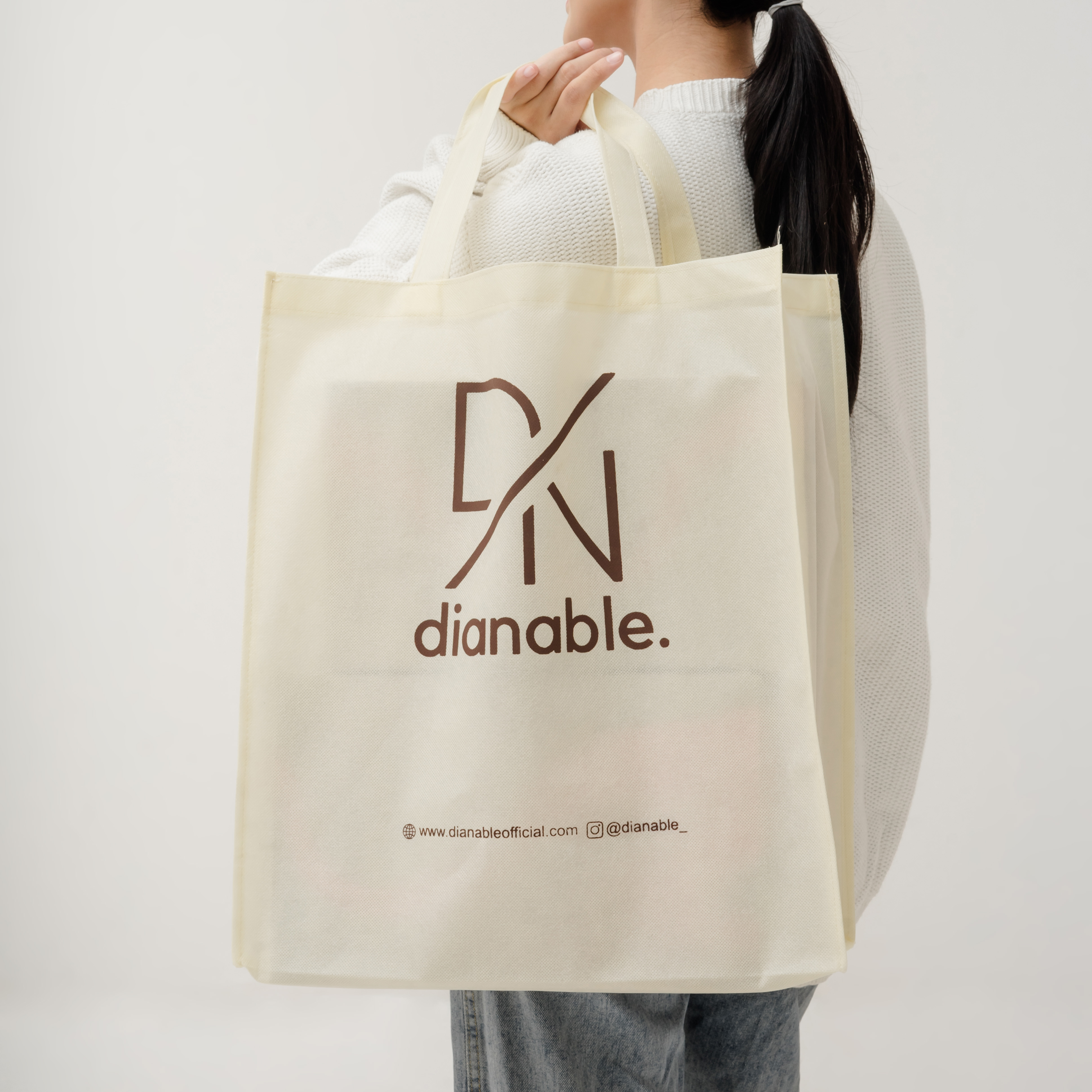 Tote Bag | Tas Spundbond Premium | Reusable Shopping Bag Eco-Friendly - Dianable
