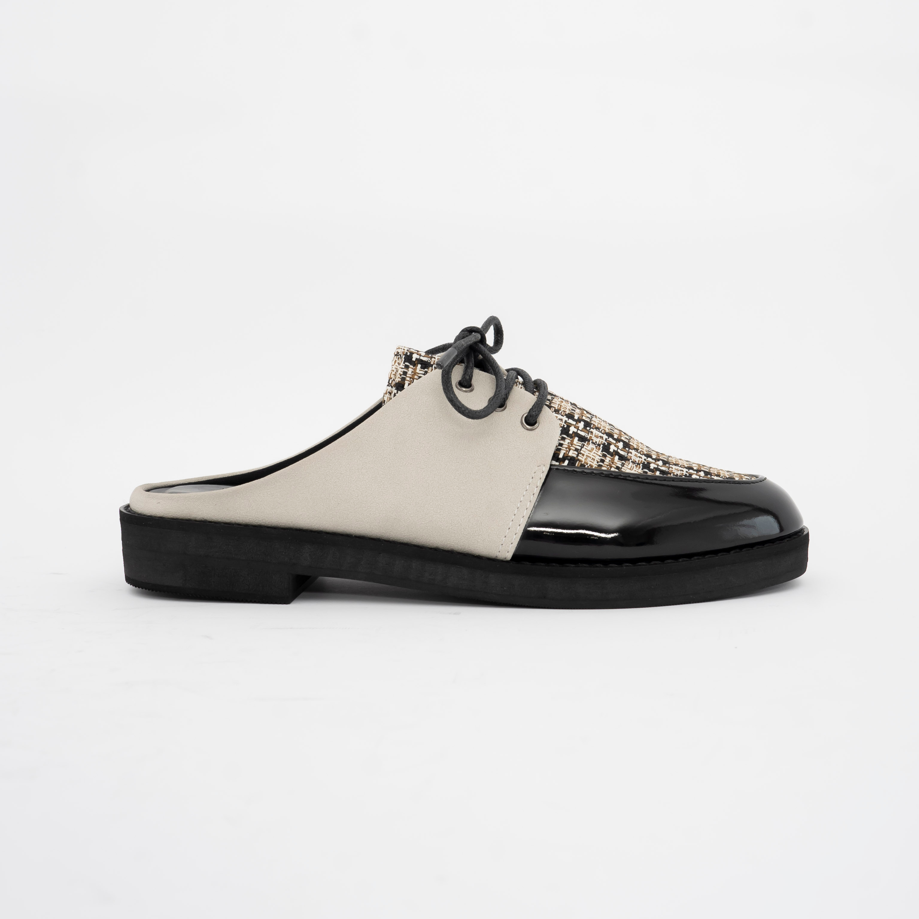 Amara Stone Gray Oxford Shoes Dianable