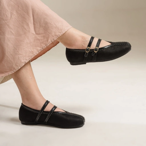 Image of Dianable - Kyra Black Flatshoes Sepatu Wanita