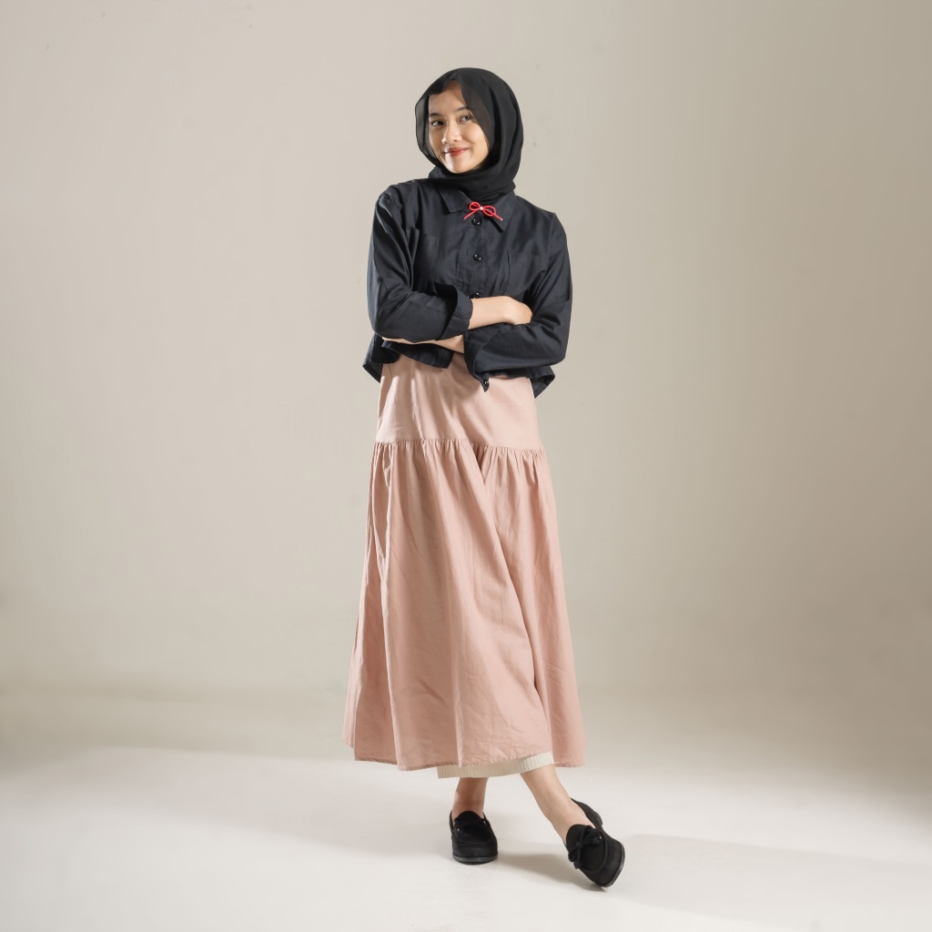 Vishka Black Loafers Sepatu Wanita - Dianable