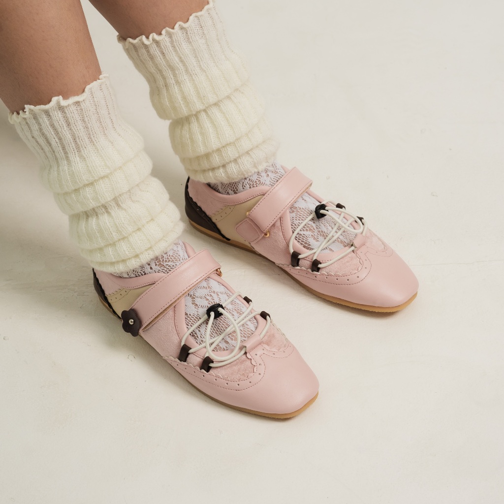 Meena Flatshoes Pink Sepatu Wanita | Sneakerina - Dianable