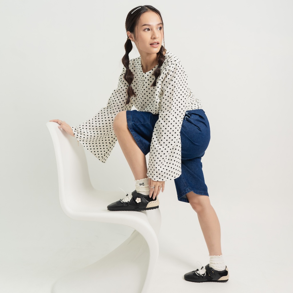 Dianable - Meena Flatshoes Black Sepatu Wanita | Sneakerina