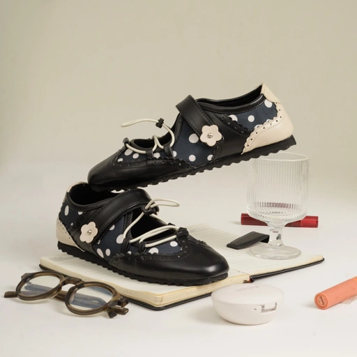 Image of Dianable - Meena Flatshoes Polkadot Sepatu Wanita | Sneakerina