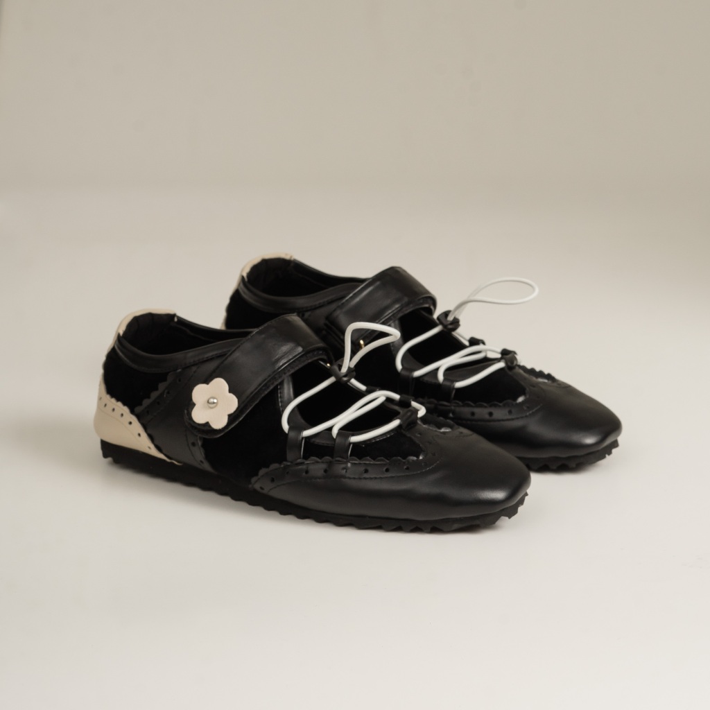 Dianable - Meena Flatshoes Black Sepatu Wanita | Sneakerina