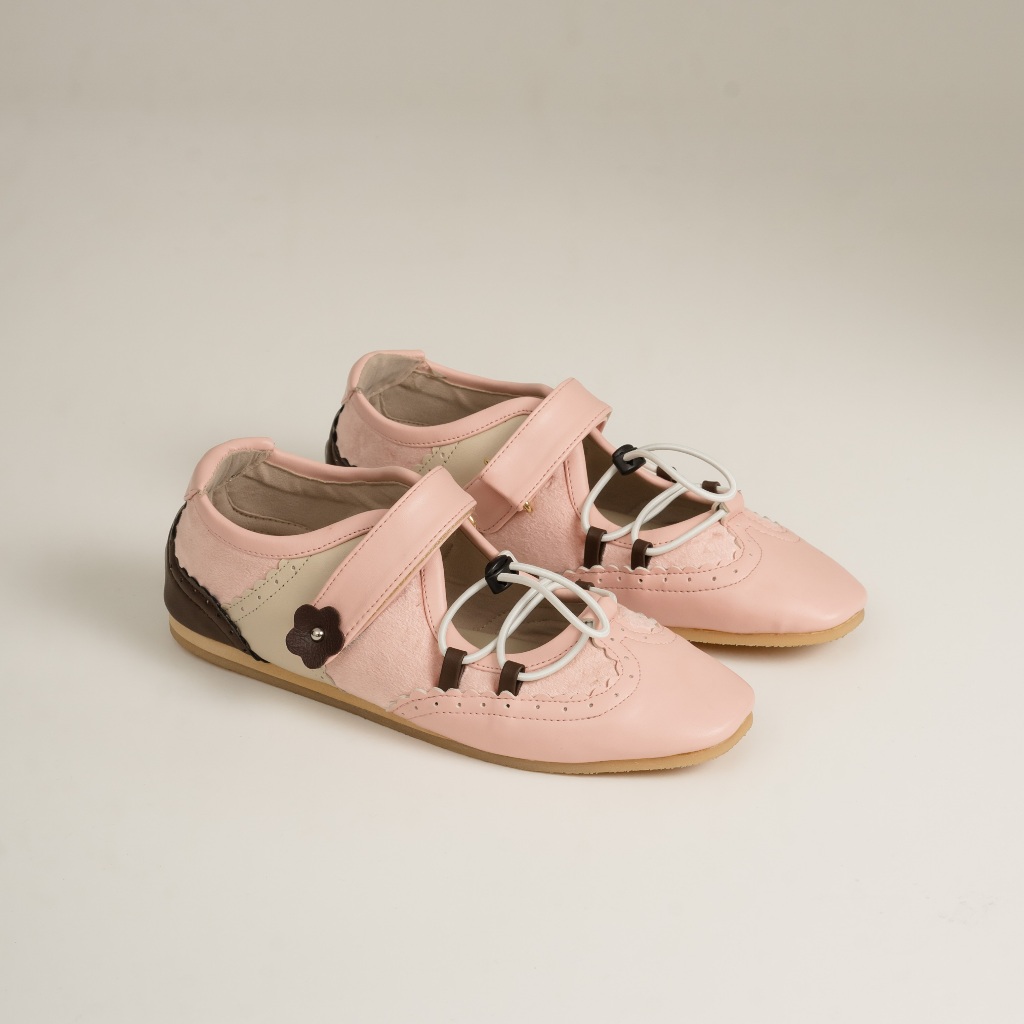 Meena Flatshoes Pink Sepatu Wanita | Sneakerina - Dianable