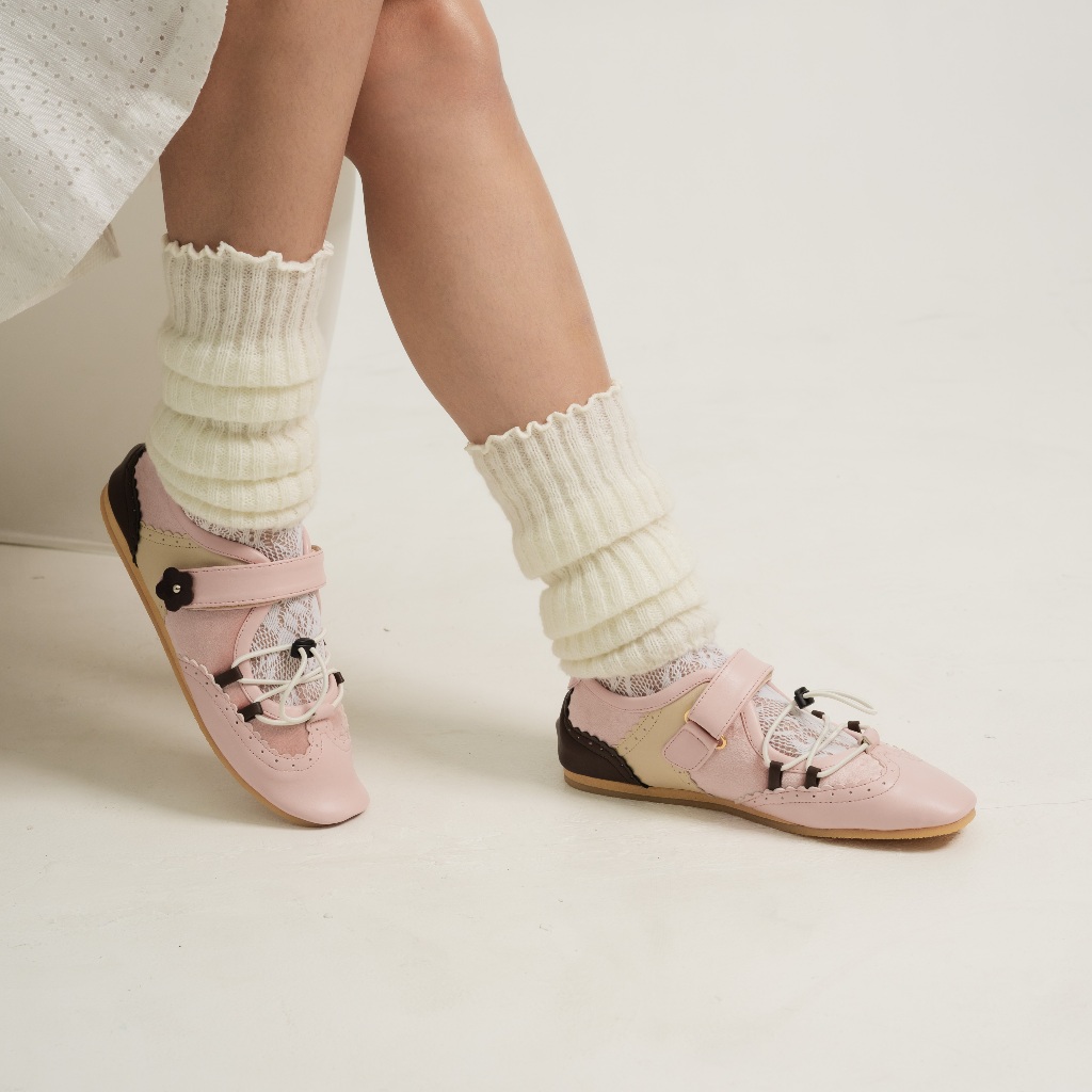 Meena Flatshoes Pink Sepatu Wanita | Sneakerina - Dianable