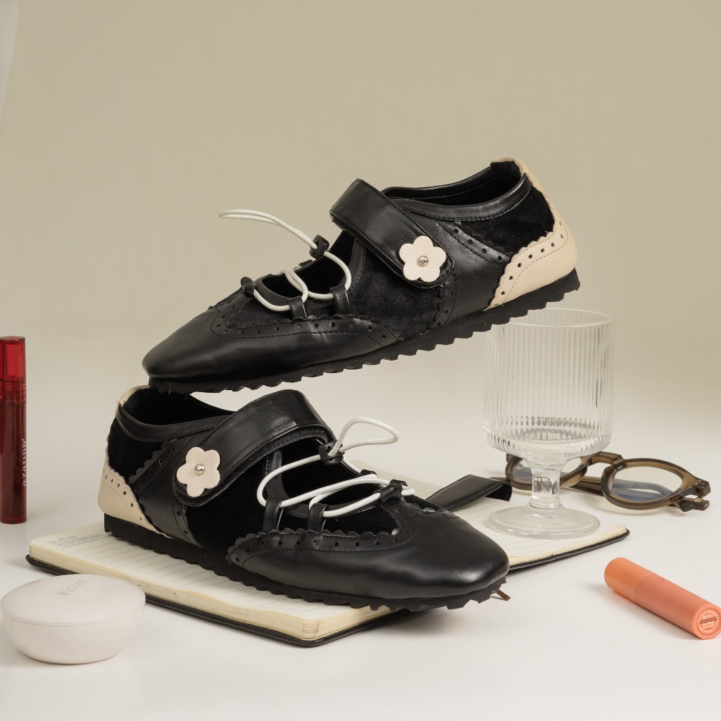 Dianable - Meena Flatshoes Black Sepatu Wanita | Sneakerina