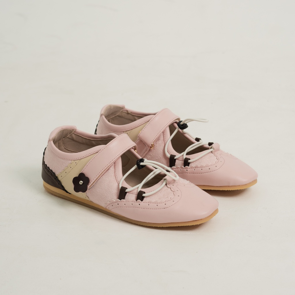 Meena Flatshoes Pink Sepatu Wanita | Sneakerina - Dianable