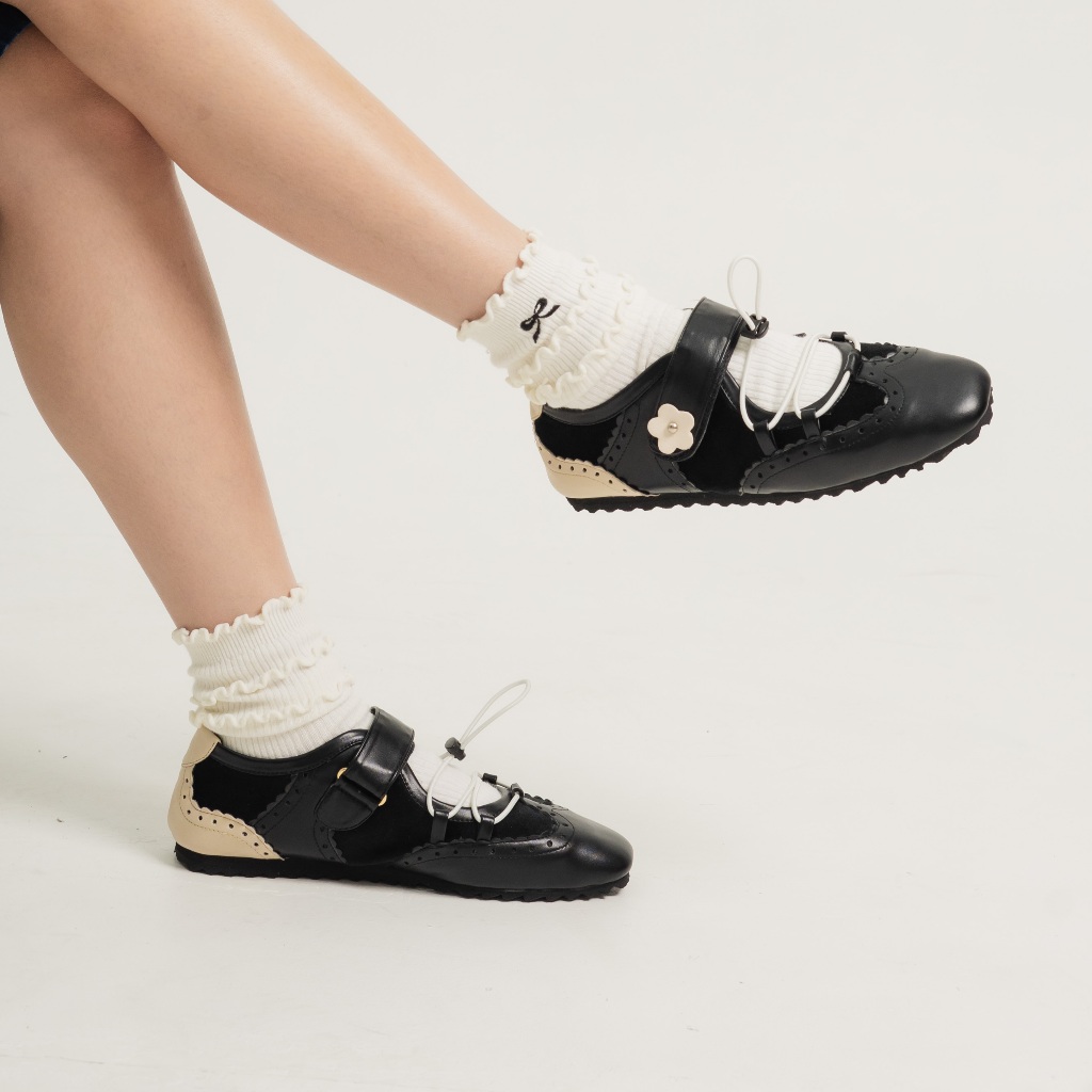 Dianable - Meena Flatshoes Black Sepatu Wanita | Sneakerina