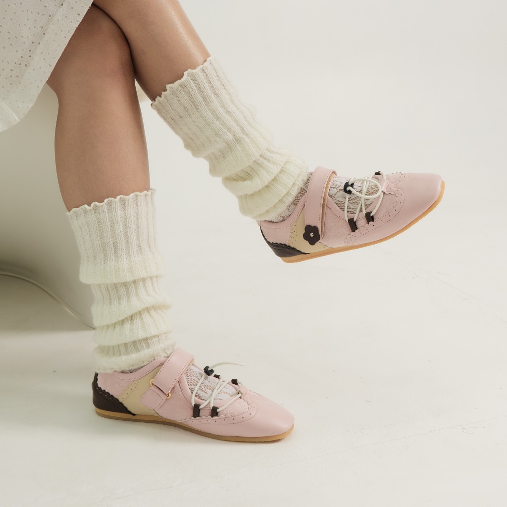 Meena Flatshoes Pink Sepatu Wanita | Sneakerina - Dianable