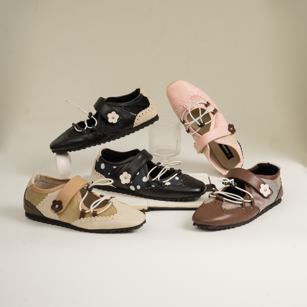 Dianable - Meena Flatshoes Cinnamon Sepatu Wanita | Sneakerina