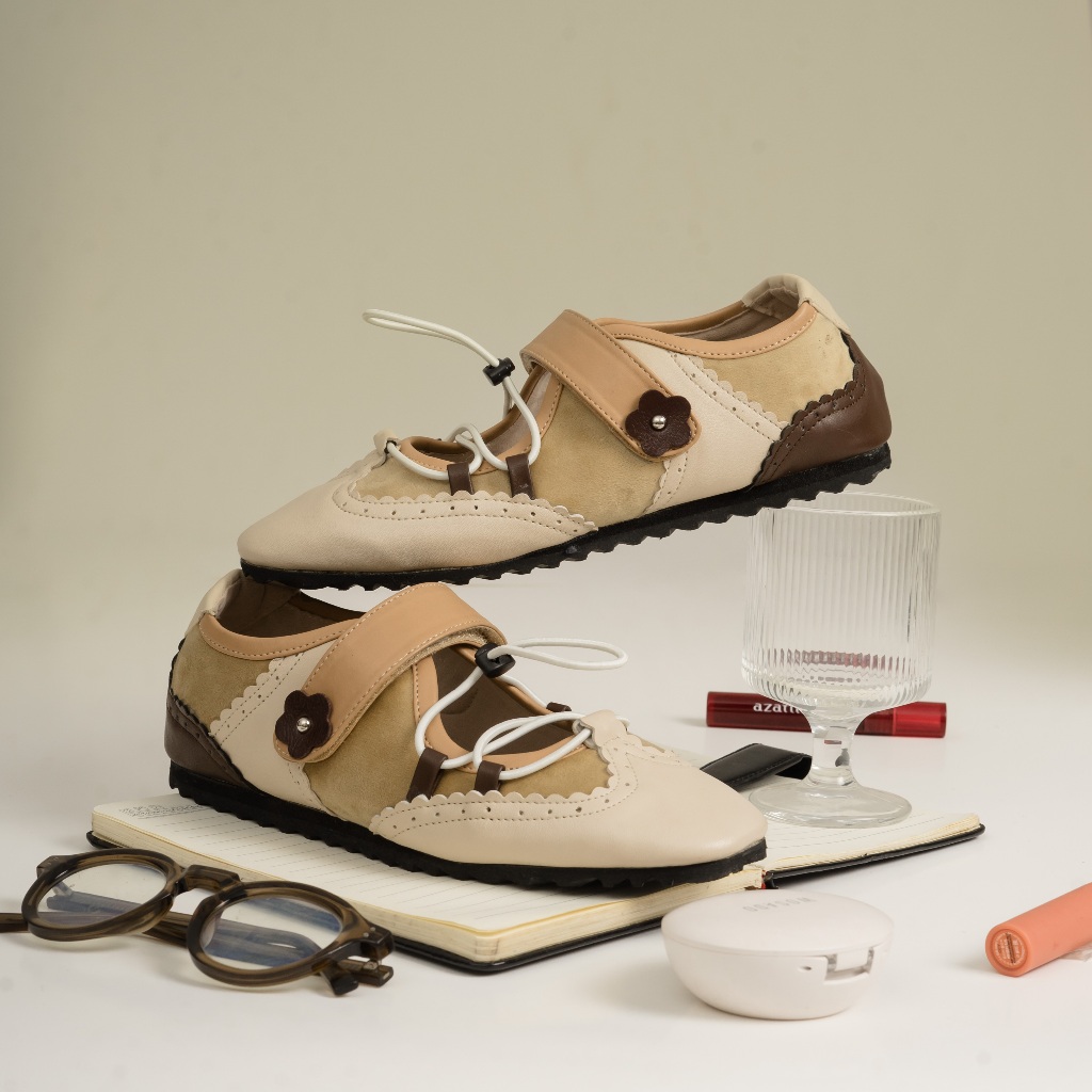 Dianable - Meena Flatshoes Cinnamon Sepatu Wanita | Sneakerina