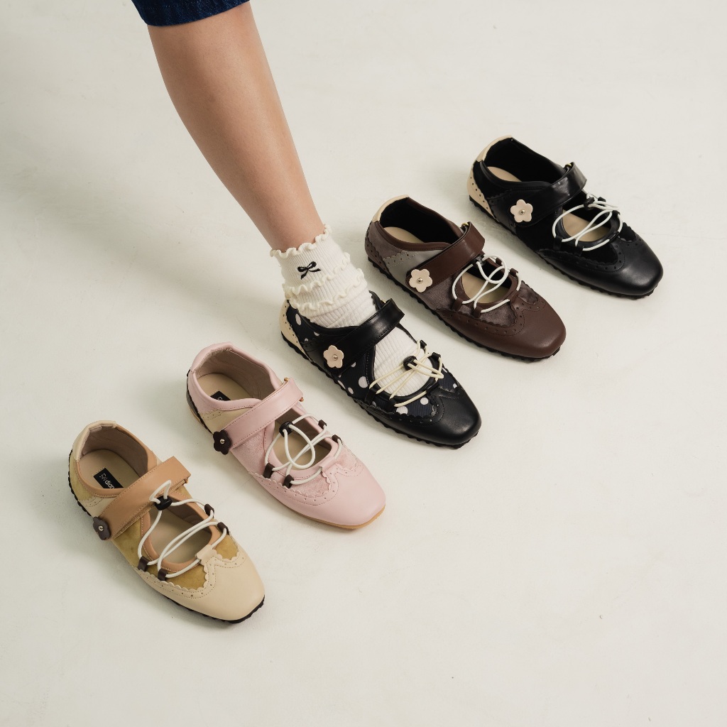 Dianable - Meena Flatshoes Black Sepatu Wanita | Sneakerina