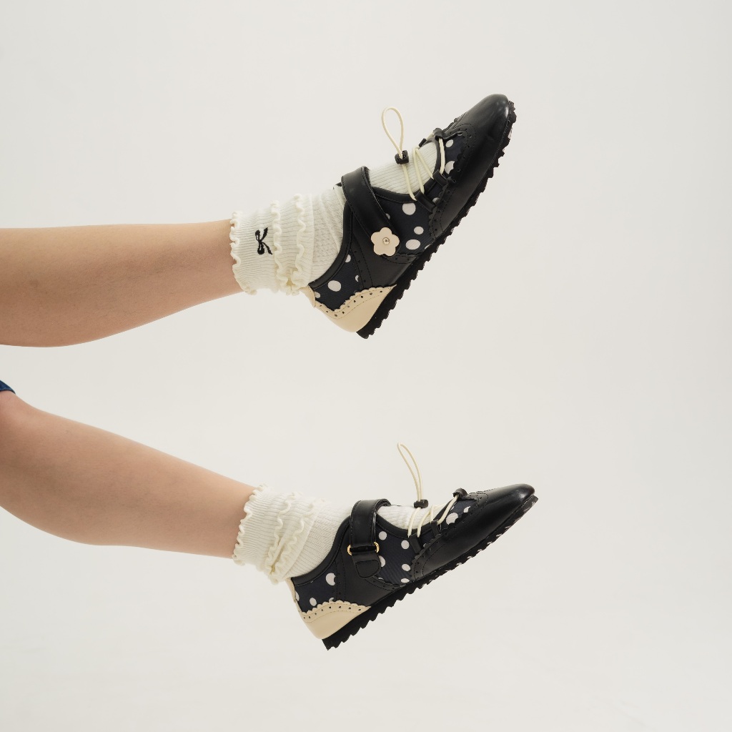 Meena Flatshoes Polkadot Sepatu Wanita | Sneakerina - Dianable