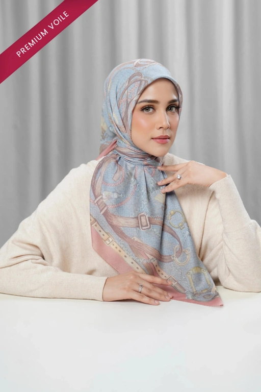 Image of ALEXANDRA VOILE SQUARE - BUTTONSCARVES