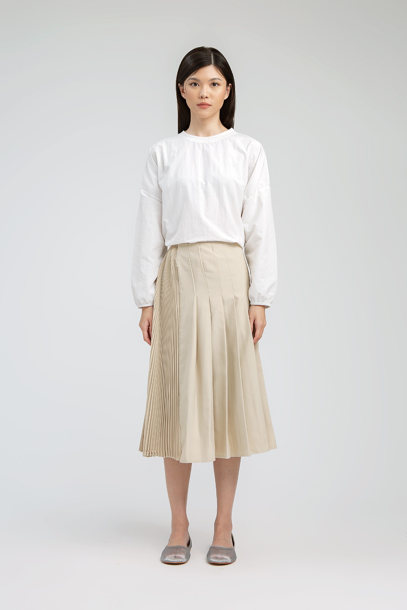 MALLI DOUBLE PLEATED SKIRT - NAGITA SLAVINA X IKYK