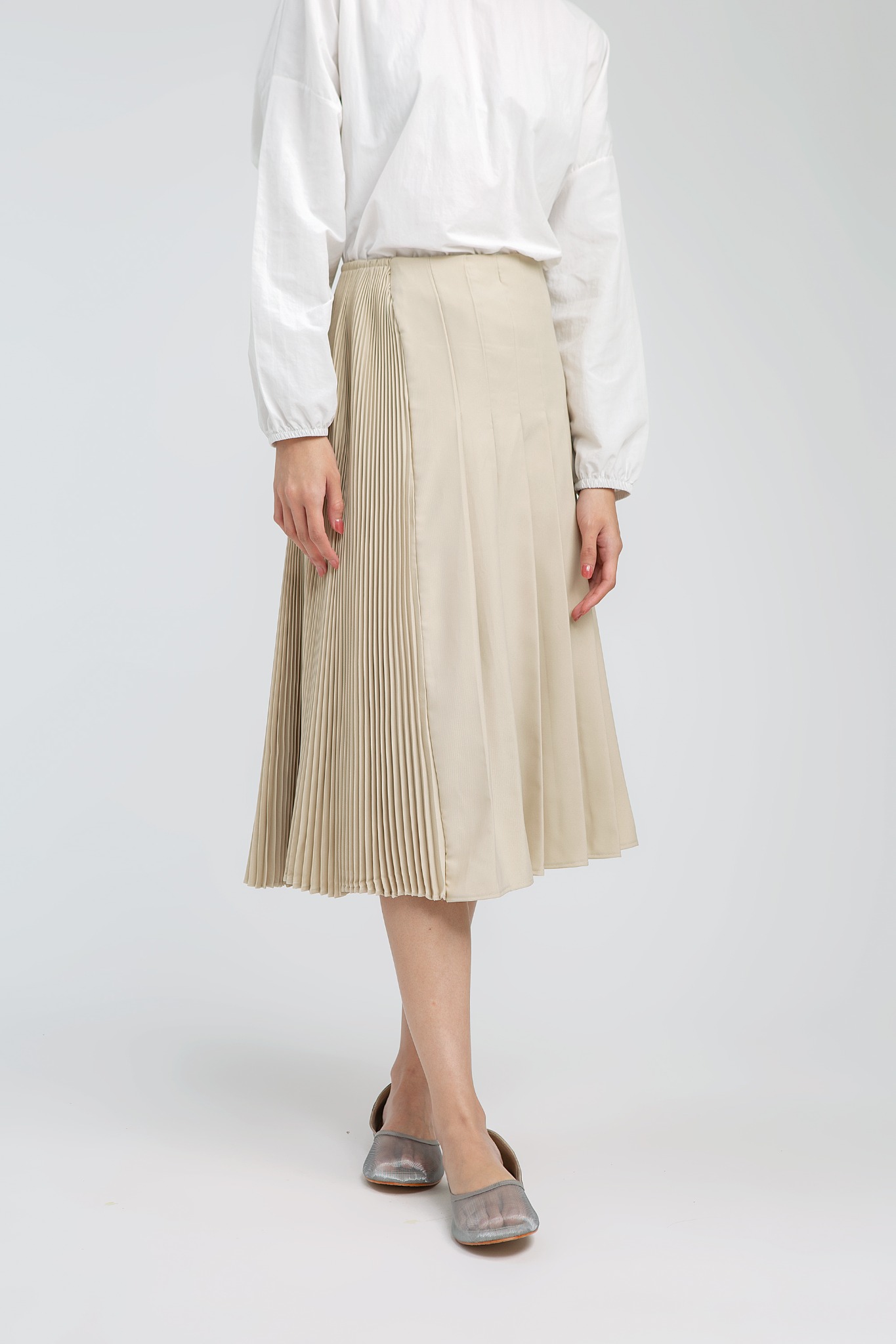 MALLI DOUBLE PLEATED SKIRT - NAGITA SLAVINA X IKYK