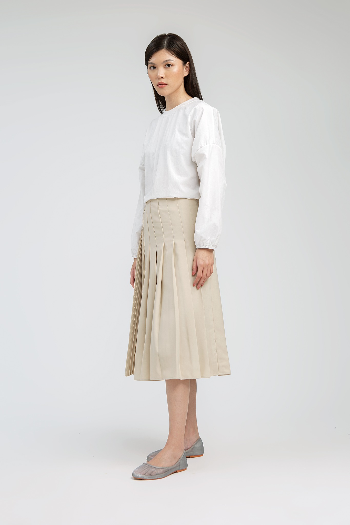 MALLI DOUBLE PLEATED SKIRT - NAGITA SLAVINA X IKYK