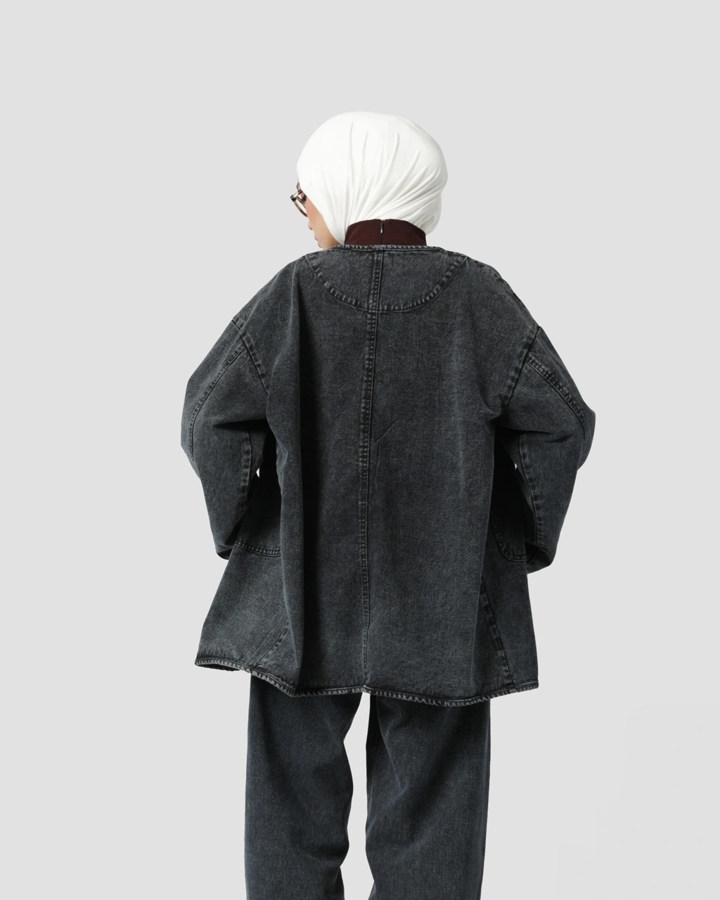 DENIM CARDIGAN - SABAMODEST