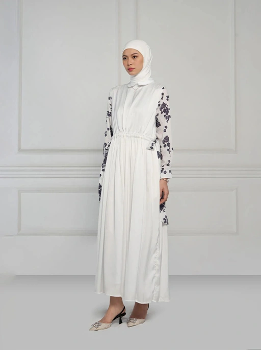 Image of ALIA CINCHED WAIST DRESS - KAMI