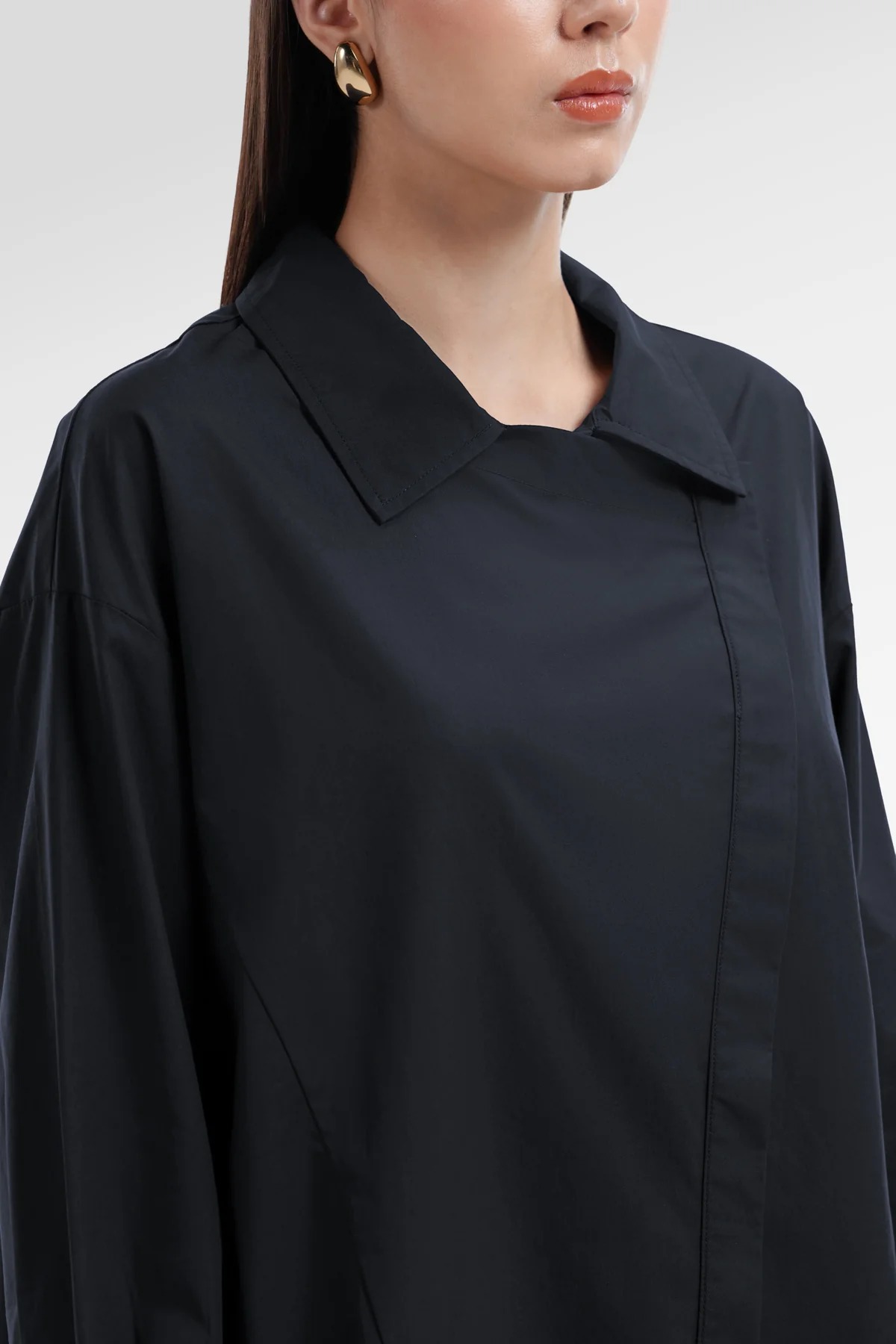 ALINA OVERSIZE SHIRT - BENANG JARUM 