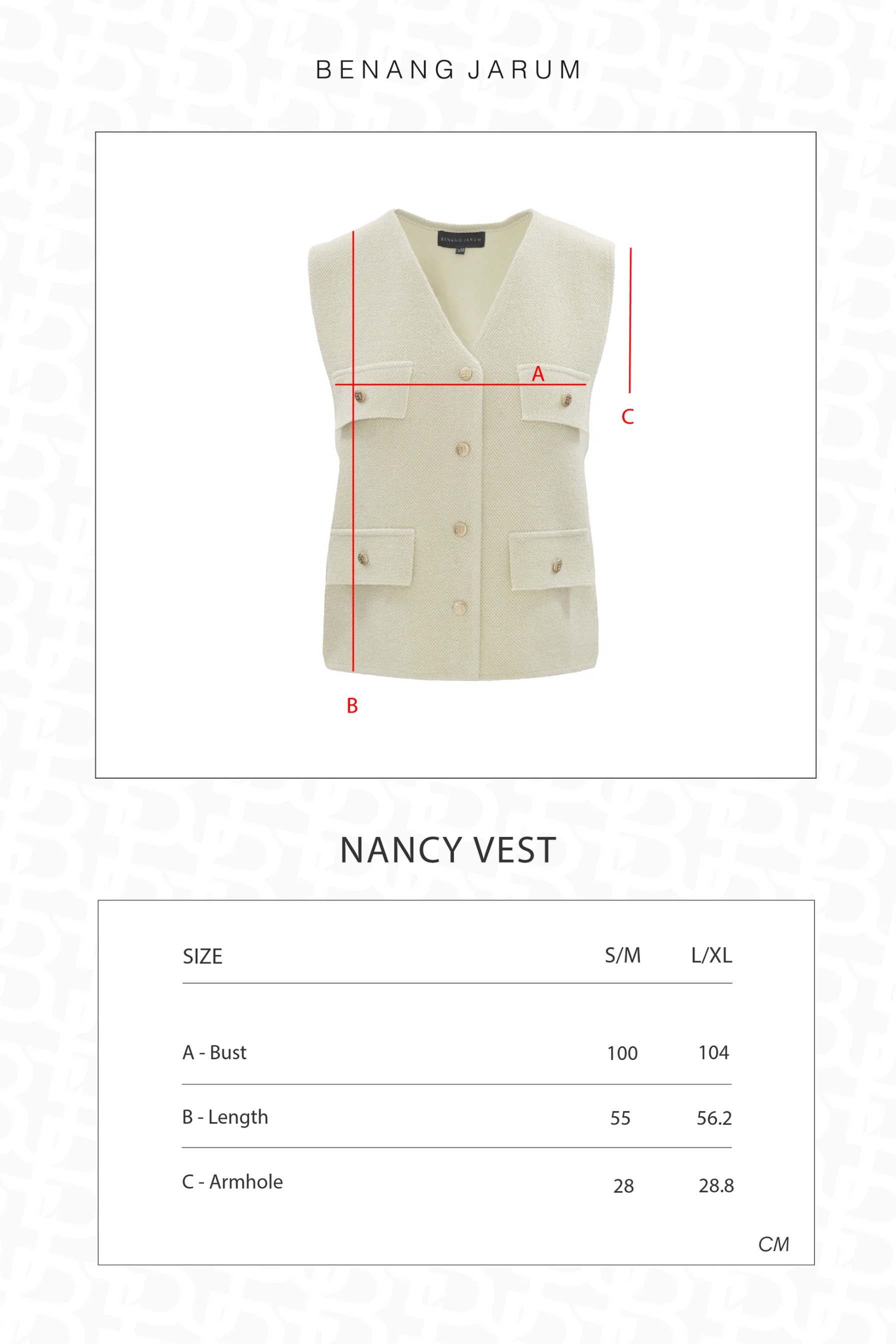 NANCY VEST - BENANG JARUM