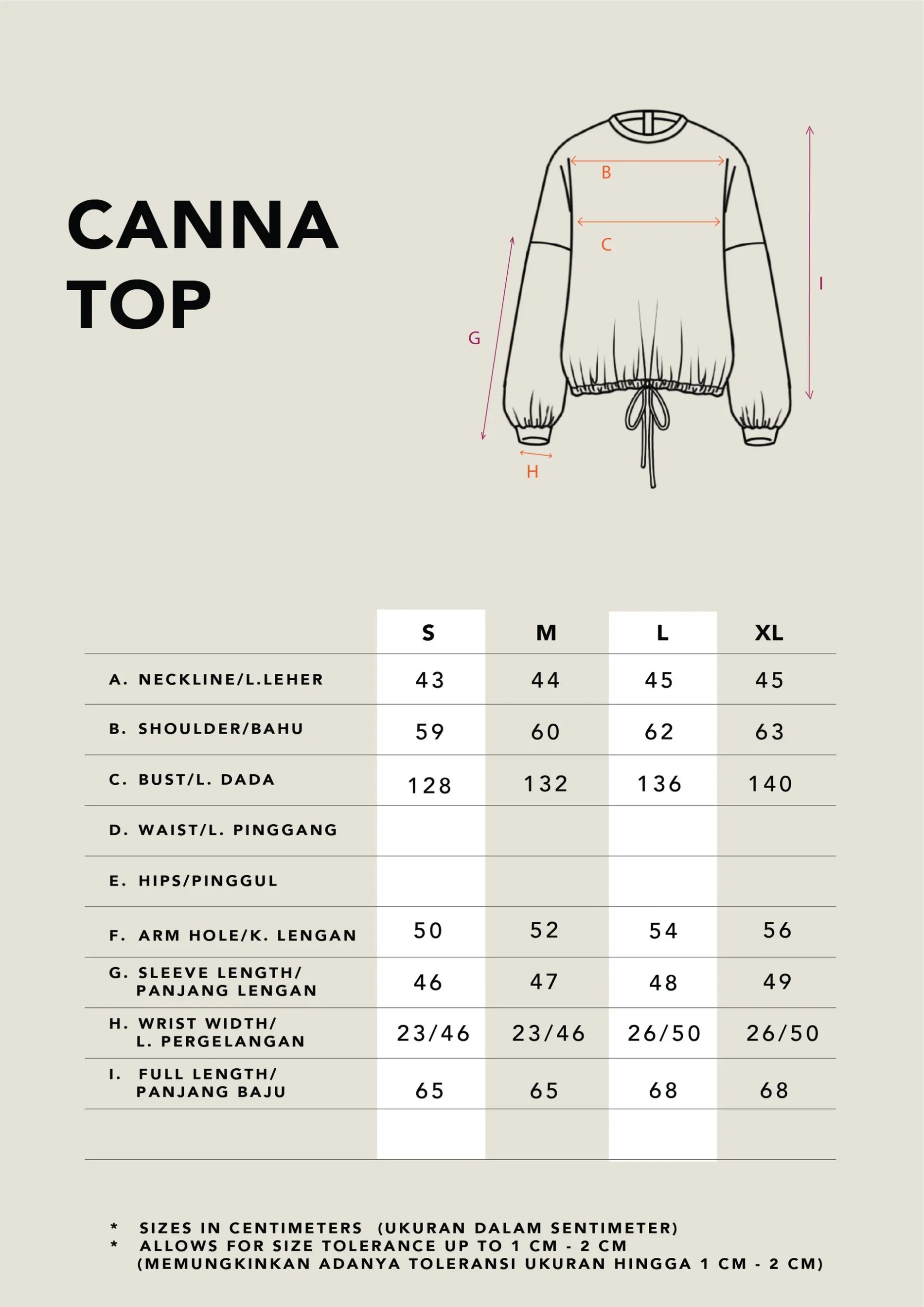 CANNA PUFF SLEEVE TOP - KAMI