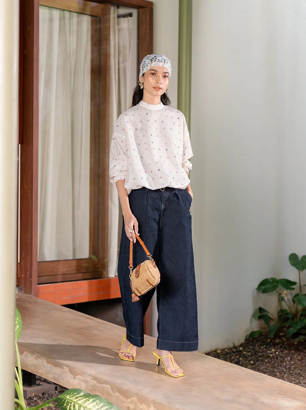 CANNA PUFF SLEEVE TOP - KAMI