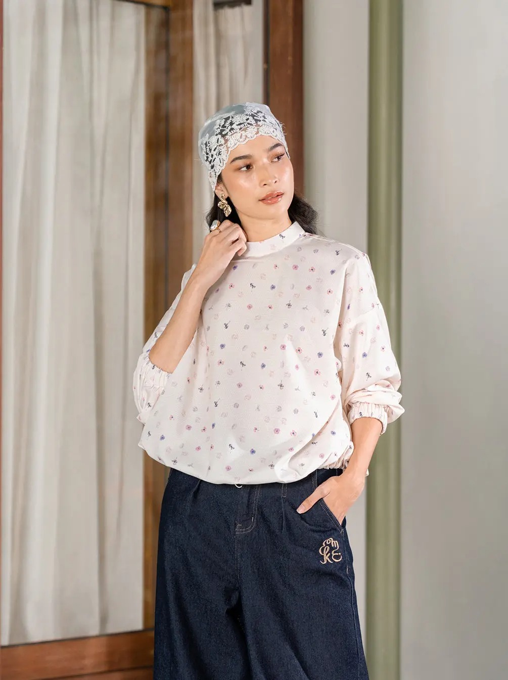 CANNA PUFF SLEEVE TOP - KAMI