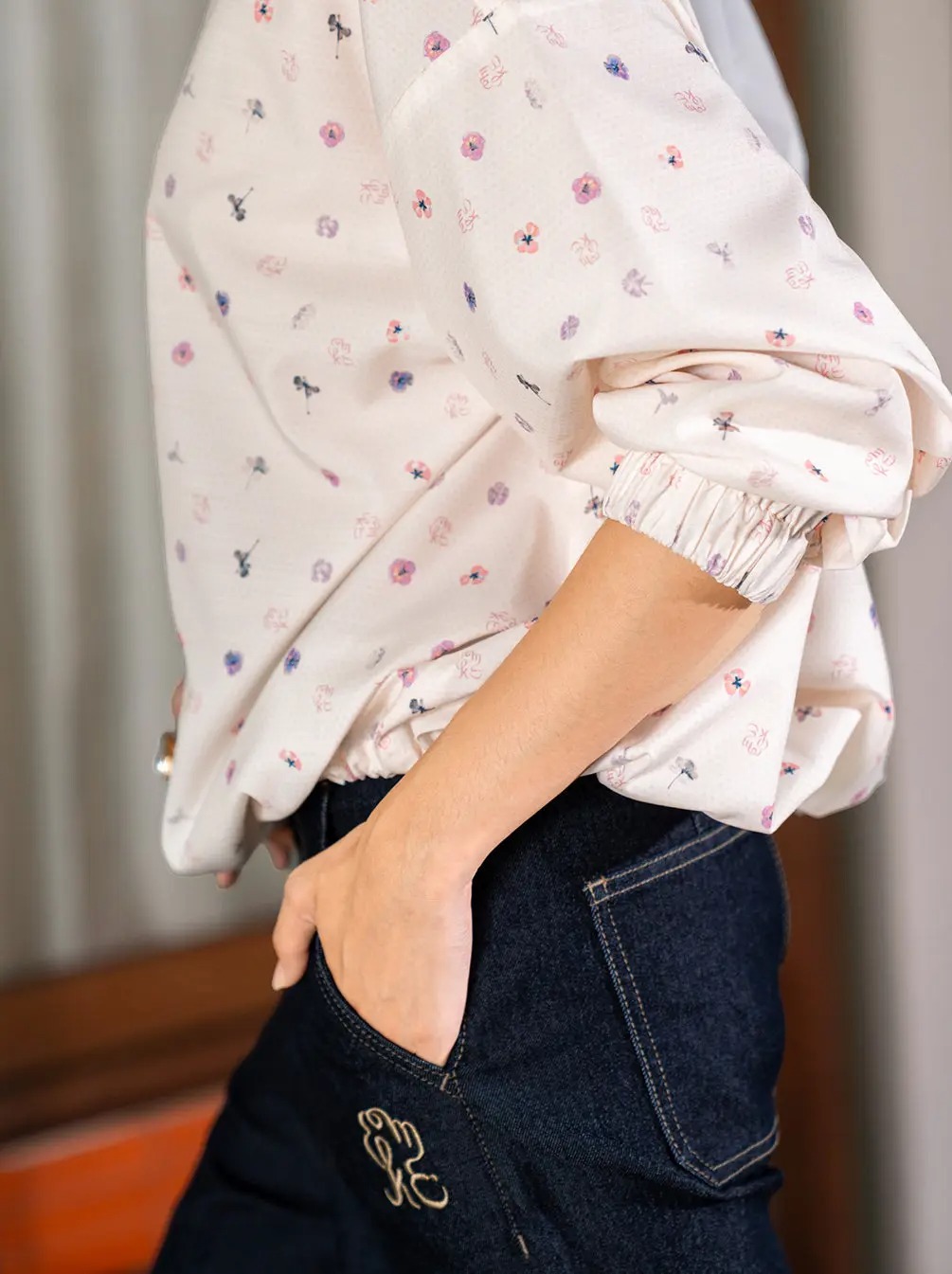 CANNA PUFF SLEEVE TOP - KAMI
