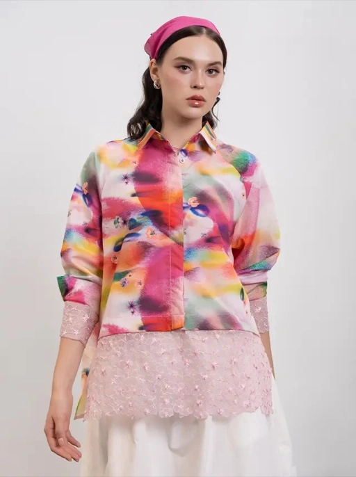 Image of ARUNA LAYERED TOP -  KAMI