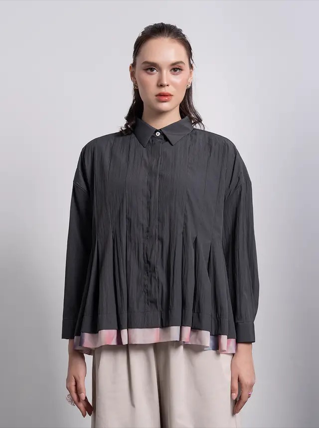 SHANAYA PLEATED TOP - KAMI 