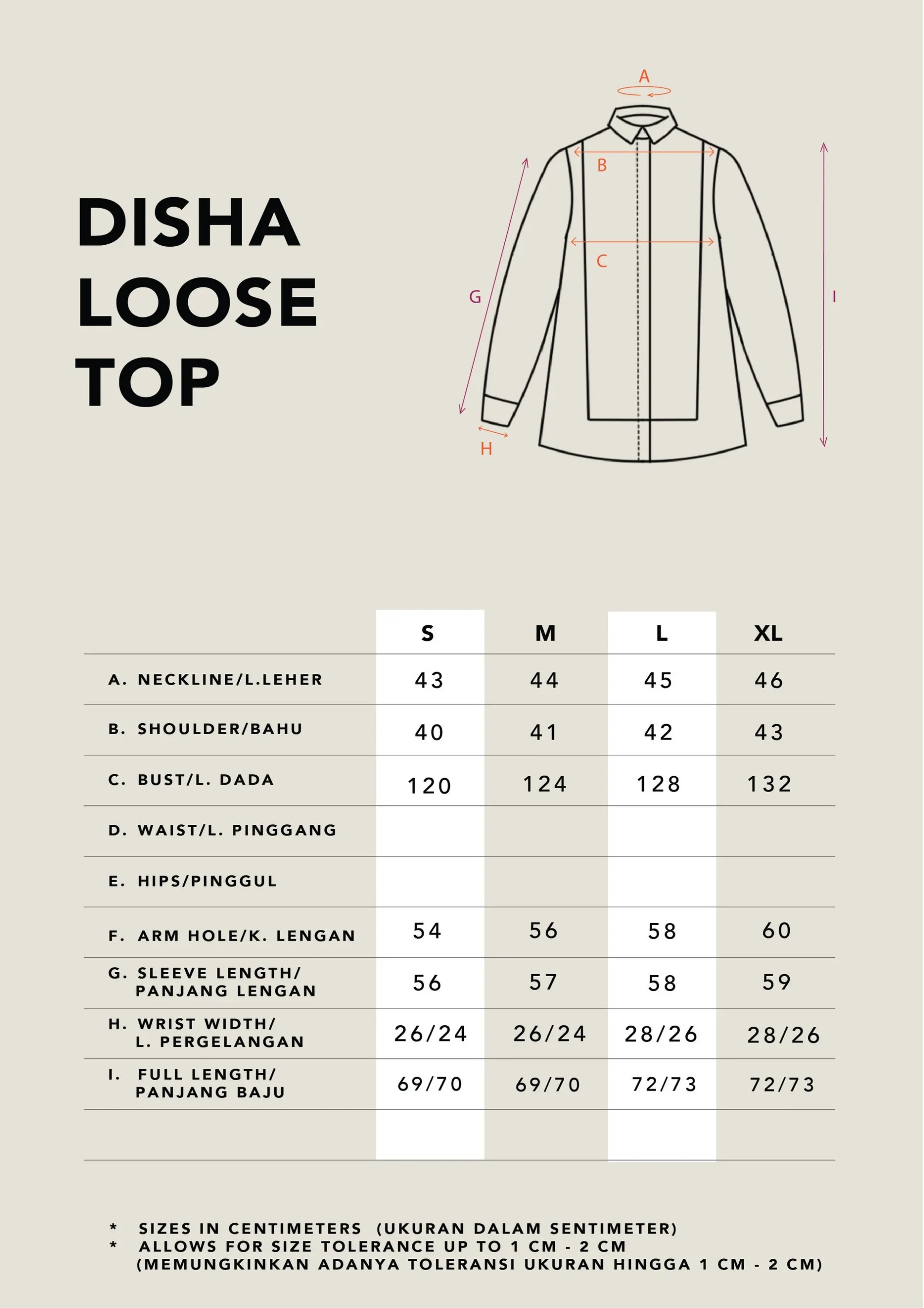 DISHA LOOSE TOP - KAMI