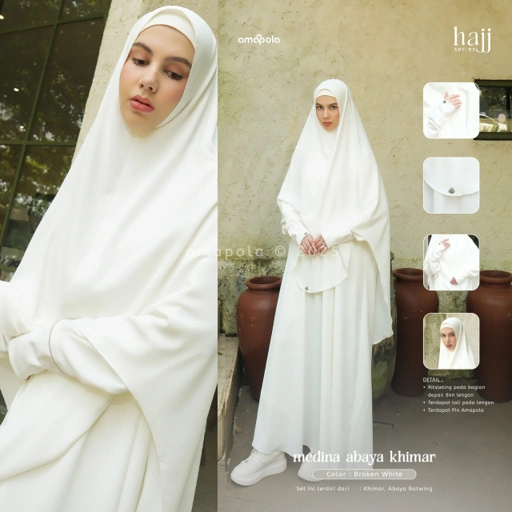 Image of MEDINA ABAYA KHIMAR - AMAPOLA LABEL