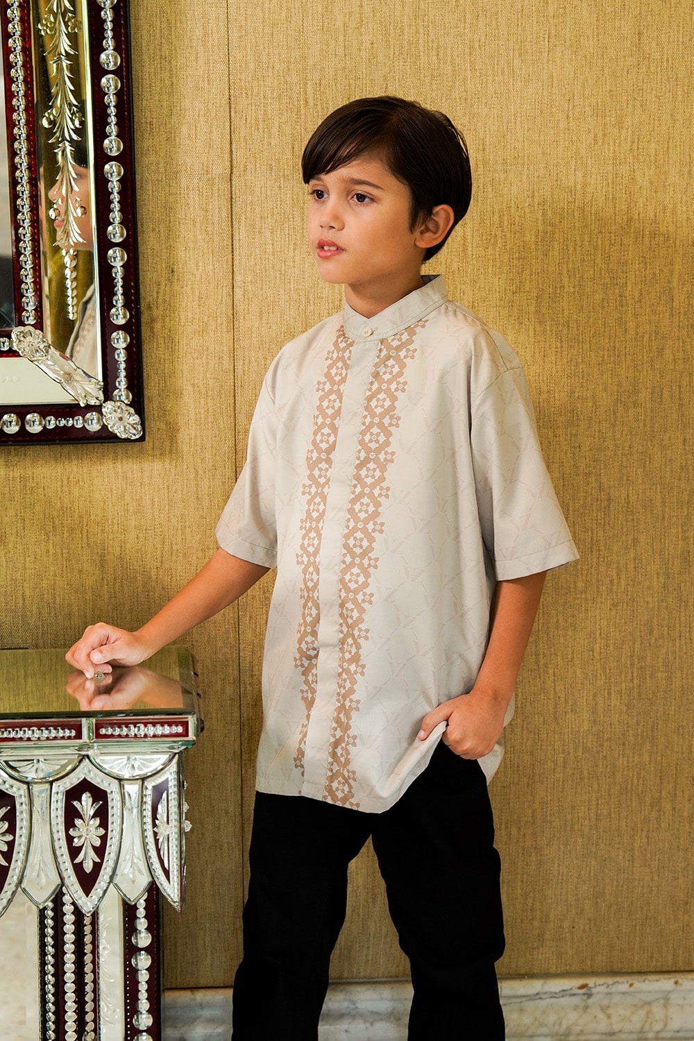 MONOGRAM LINEAGE SHIRT BOY - VIVI ZUBEDI