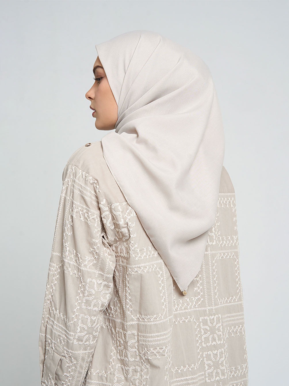 FINE VOILE PLAIN SCARF - KAMI