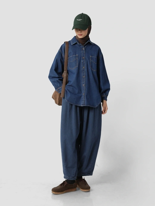 Image of PUFFY BLOUSE SHIRT - SABAMODEST