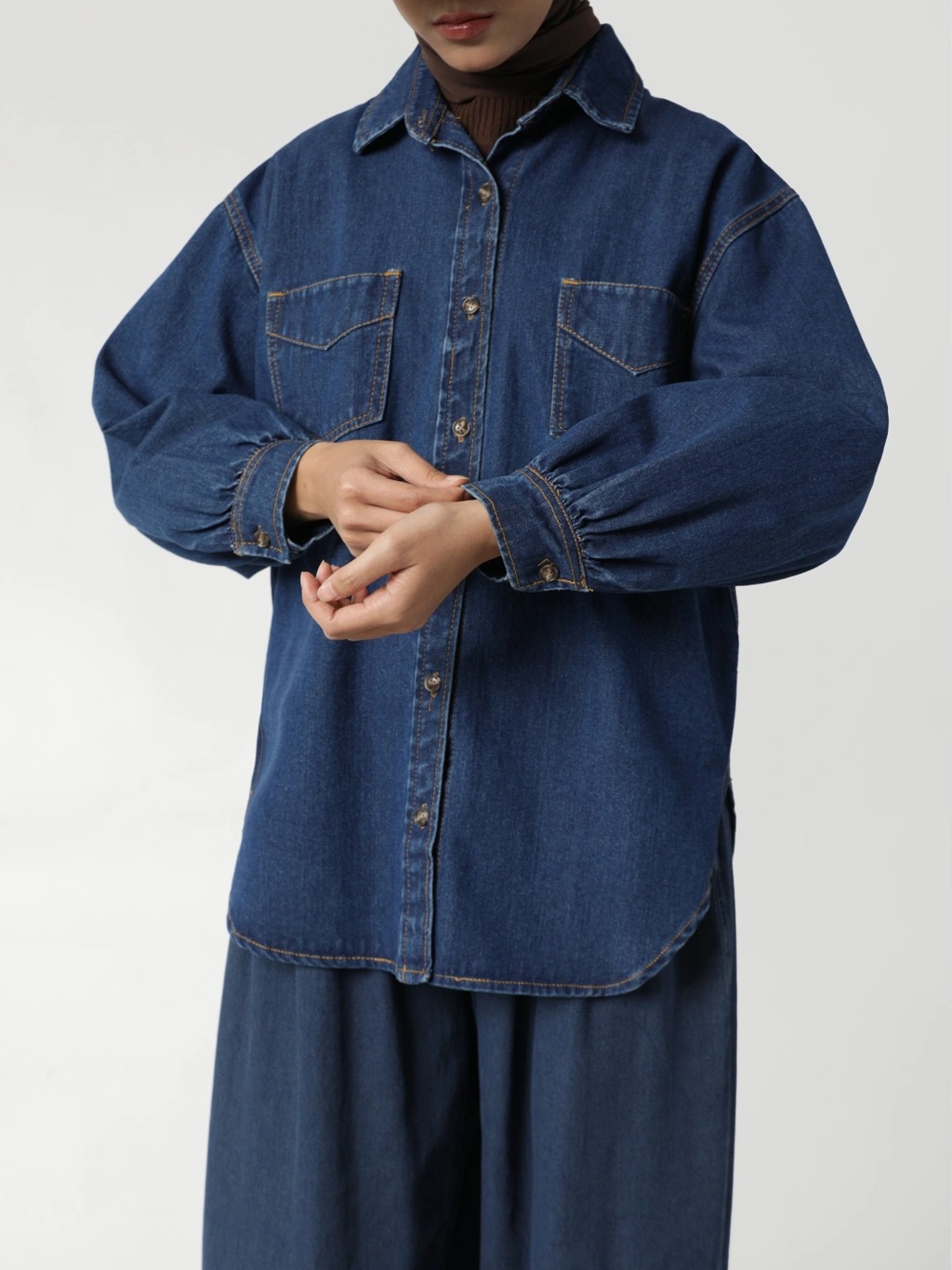 PUFFY BLOUSE SHIRT - SABAMODEST