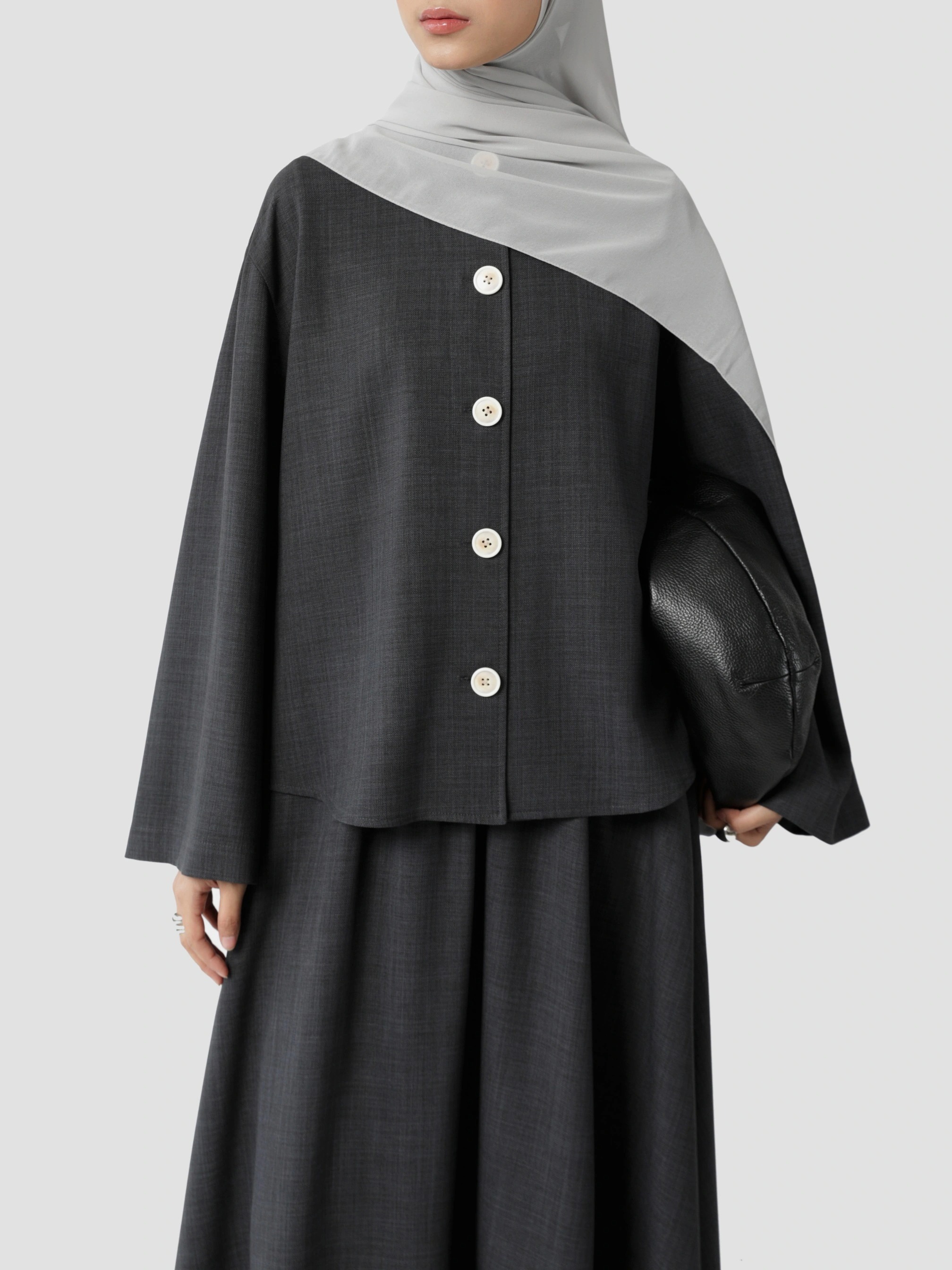 BUTTON LOOSE SHIRT - SABAMODEST