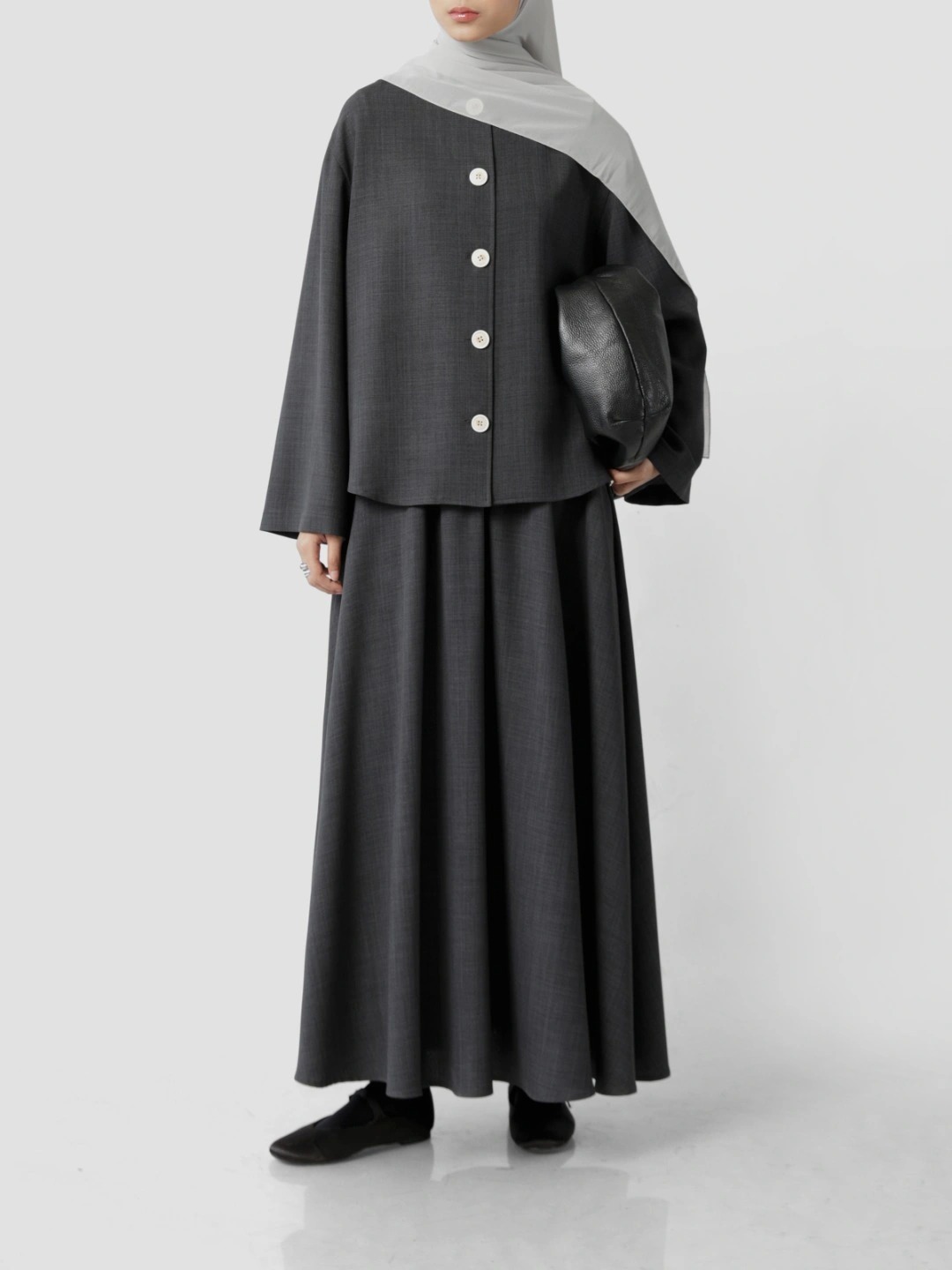 BUTTON LOOSE SHIRT - SABAMODEST